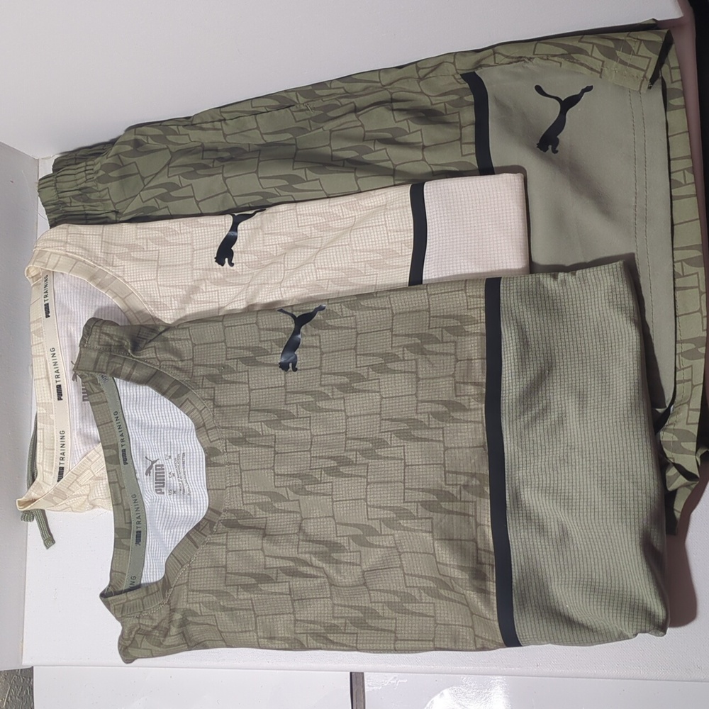 Puma Training Shirts and Shorts 3 piece Set